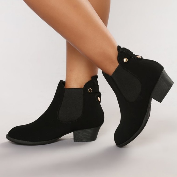 Fashion Nova Shoes - Fashion Nova Black Booties 8